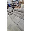 Image 5 : Gray Microfiber Modular Reclining Sectional Sofa With Cup Holder and Storage Console 84" Andluv