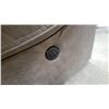 Image 8 : Gray Microfiber Modular Reclining Sectional Sofa With Cup Holder and Storage Console 84" Andluv