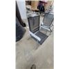 Image 5 : Outdoor Patio Dining Set with Round Glass-Top Table 28 x 30" and 3xFolding Sling Chairs