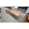 Image 3 : Mid-Century Modern Wooden Coffee Table 15 x 20"14" and Two-Tiered End Tables With Tapered Legs