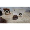 Image 2 : Vintage Westinghouse Tube Radio, Carved Wood Bust, Mantel Clock, Armagnac Bottle in Box and More