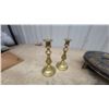 Image 5 : Vintage Brass Candlestick Pair, Chinese Coin Motif Trivet, Copper and Brass Watering Can and More
