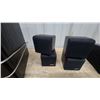 Image 2 : Bose Red Line Double Cube Satellite Speakers, Sony and Prestige Speakers with Nat King Cole CDs And
