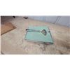 Image 5 : Vintage TECO Mint Green Bathroom Scale with Chrome Trim and Enamel Colander