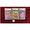 Image 1 : 3 Graded Pokémon Cards