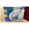 Image 2 : Conair Compact Fabric Steamer with Hose, Steam Head, Fabric Attachments, and Original Box