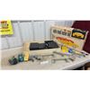 Image 1 : Sears Allstate Auto Road Racer Slot Car Set with Track, Two Cars, Power Pack- May Not Be Complete