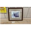Image 1 : "Spirit on the Wings" Framed Bald Eagle Print by Derk -20.5 x 18.5"