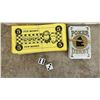 Image 4 : Poker Derby Wooden Horse Racing Board Game by James L. Roy with Dice, Cards and Fun Money