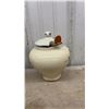 Image 4 : Ceramic Pitcher and Lidded Olive Jar Set With Spoon, Norman's Rockwell Plates and More