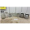 Image 1 : Vintage Glass Canning Jars Including Perfect Seal and Aluminum Pitchers Lot