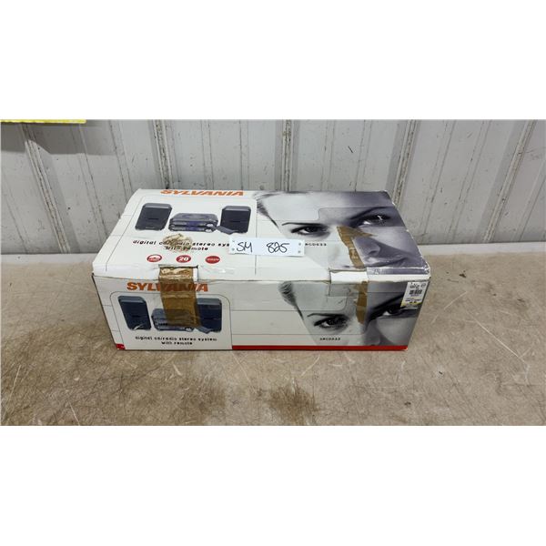 Sylvania SRCD633 Digital Compact CD/Radio Stereo System with Speakers and Remote