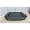 Image 3 : T-fal Model T 39 Electric Barbeque Grill with Clear Domed Lid and Ribbed Non-Stick Cooking Surface