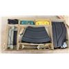 Image 2 : Sears Allstate Auto Road Racer Slot Car Set with Teal #5 and Yellow #15 Cars, Track - May Not Be