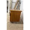 Image 6 : Wooden Rolling Utility Cart, 24 x 19 x 27" and End Table With Lower Shelf, 24 x 19 x 26"