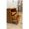Image 7 : Wooden Rolling Utility Cart, 24 x 19 x 27" and End Table With Lower Shelf, 24 x 19 x 26"