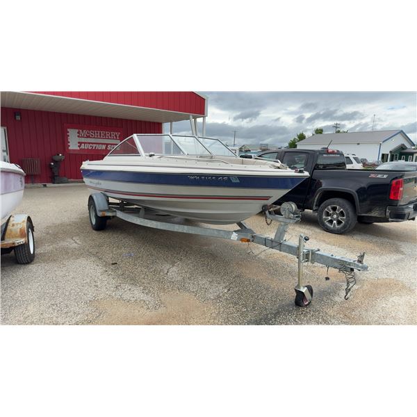 1992 Bayliner 18ft FG, 3>0L Inboard/Outboard, Runs & Floats, Still Winterized (Used Last Summer).