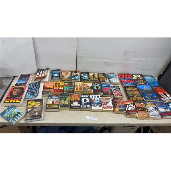 Thriller Novels: Lee Child, James Patterson, Dan Brown, Ted Bell, and More