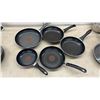 Image 2 : Assorted T-fal Non-Stick Frying Pans, Stainless Steel Saucepan, The Rock Glass Lid and Others