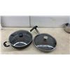 Image 4 : Assorted T-fal Non-Stick Frying Pans, Stainless Steel Saucepan, The Rock Glass Lid and Others