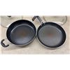 Image 5 : Assorted T-fal Non-Stick Frying Pans, Stainless Steel Saucepan, The Rock Glass Lid and Others