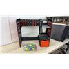 Image 1 : Nerf Blaster Modular Storage Rack with Assortment of Elite Darts and Rival Foam Rounds