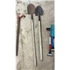 Image 3 : Vintage Cast Iron Manual Water Pump, Shovels, Snow Brushes, Ice Scrapers and More