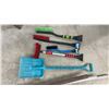 Image 6 : Vintage Cast Iron Manual Water Pump, Shovels, Snow Brushes, Ice Scrapers and More