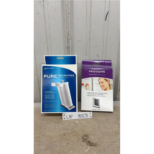 Pure Advantage EWF01 Ice and Water Filter and Frigidaire Pure Air Ultra Filtration System