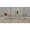 Image 4 : Assorted Branded Beer Glasses and Pitchers Including Labatt's, Pabst, Budweiser, Tiger and More