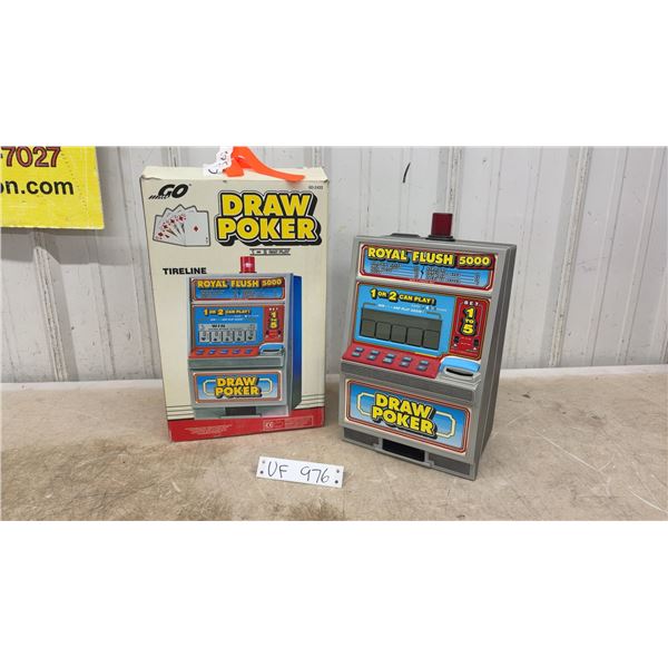GO Tireline Royal Flush 5000 Draw Poker Electronic Tabletop Game, 1 or 2 Player