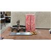 Image 1 : Craftsman Miter Box with Sears Kromedge 26" 11-Point Saw and 2 New Powerfist Tool Holders