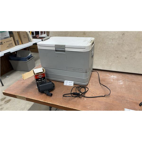Igloo Kool Mate 40 Electric Cooler with Koolatron AC-12 Power Pack