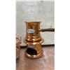 Image 8 : Copper Craft Partial Set, Aluminum Pancake Dispenser, Tea Kettle and More