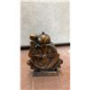 Image 2 : Vintage Cast Metal Still Banks Including "Time to Save" Clock and 2 Clowns