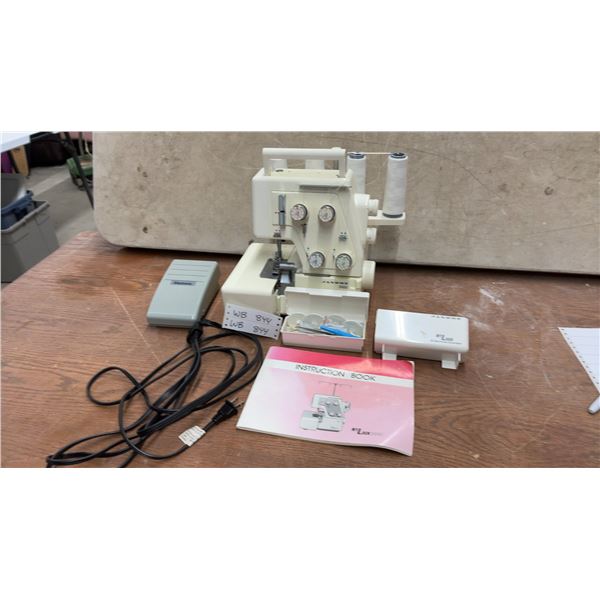 Janome MyLock 234D Electronic Serger Overlock Sewing Machine with Pedal, Manual and Accessories