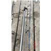 Image 6 : Assortment of Fishing Rods With Shakespeare Alpha 070 Graphite Spinning Reel and More