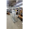 Image 2 : Four-Tier Mobile Metal Shelving Unit with Expanded Metal Mesh Shelves and Casters 75 x 58 x 22"