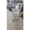 Image 3 : Four-Tier Mobile Metal Shelving Unit with Expanded Metal Mesh Shelves and Casters 75 x 58 x 22"