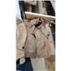 Image 5 : Red Leather Jacket, Danier Black Leather Blazer, and Tan Leather Coat plus Box Full of More