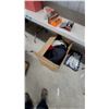 Image 6 : Red Leather Jacket, Danier Black Leather Blazer, and Tan Leather Coat plus Box Full of More