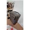 Image 5 : Delsey Paris Brown Soft-Sided 2-Wheel Upright Carry-On Luggage, Folding Cart and Canada Flag Bag