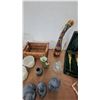 Image 4 : Tweety Bird "Party Naked" Glass Beer Mug, Wicker Baskets, Milk Glass Vases, Figurines and More