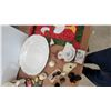 Image 2 : White Ceramic Oval Turkey Platter with Raised Design and More