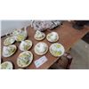 Image 4 : Royal Albert Yellow Rose and Green Foliage Fine China Tea and Dessert Set with Gold Trim 18 Pieces