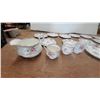 Image 2 : Royal Albert Petit Point Fine Bone China Tea Set, Cups, Saucers, Plates, Creamer 17x