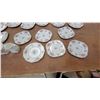 Image 5 : Royal Albert Petit Point Fine Bone China Tea Set, Cups, Saucers, Plates, Creamer 17x