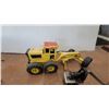 Image 2 : Vintage Tonka Road Grader Pressed Steel Toy, Yellow with Red Blade, 1950s-1960s, and More