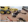 Image 3 : Vintage Tonka Road Grader Pressed Steel Toy, Yellow with Red Blade, 1950s-1960s, and More