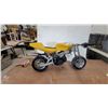 Image 1 : Gas-Powered Pocket Bike Mini Motorcycle with Yellow Body and Pull-Start Engine